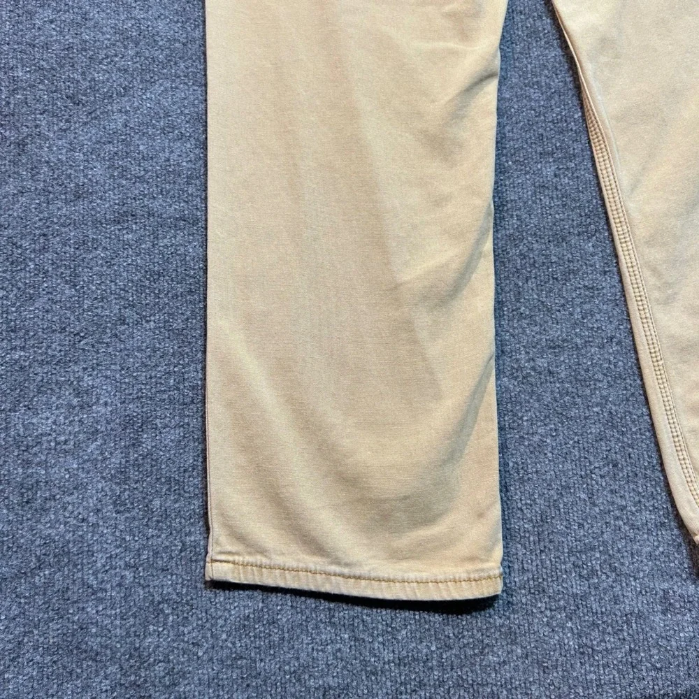 Carhartt Relaxed Fit Canvas Work Pants Tan Duck Mens 34x30 Straight Leg Utility